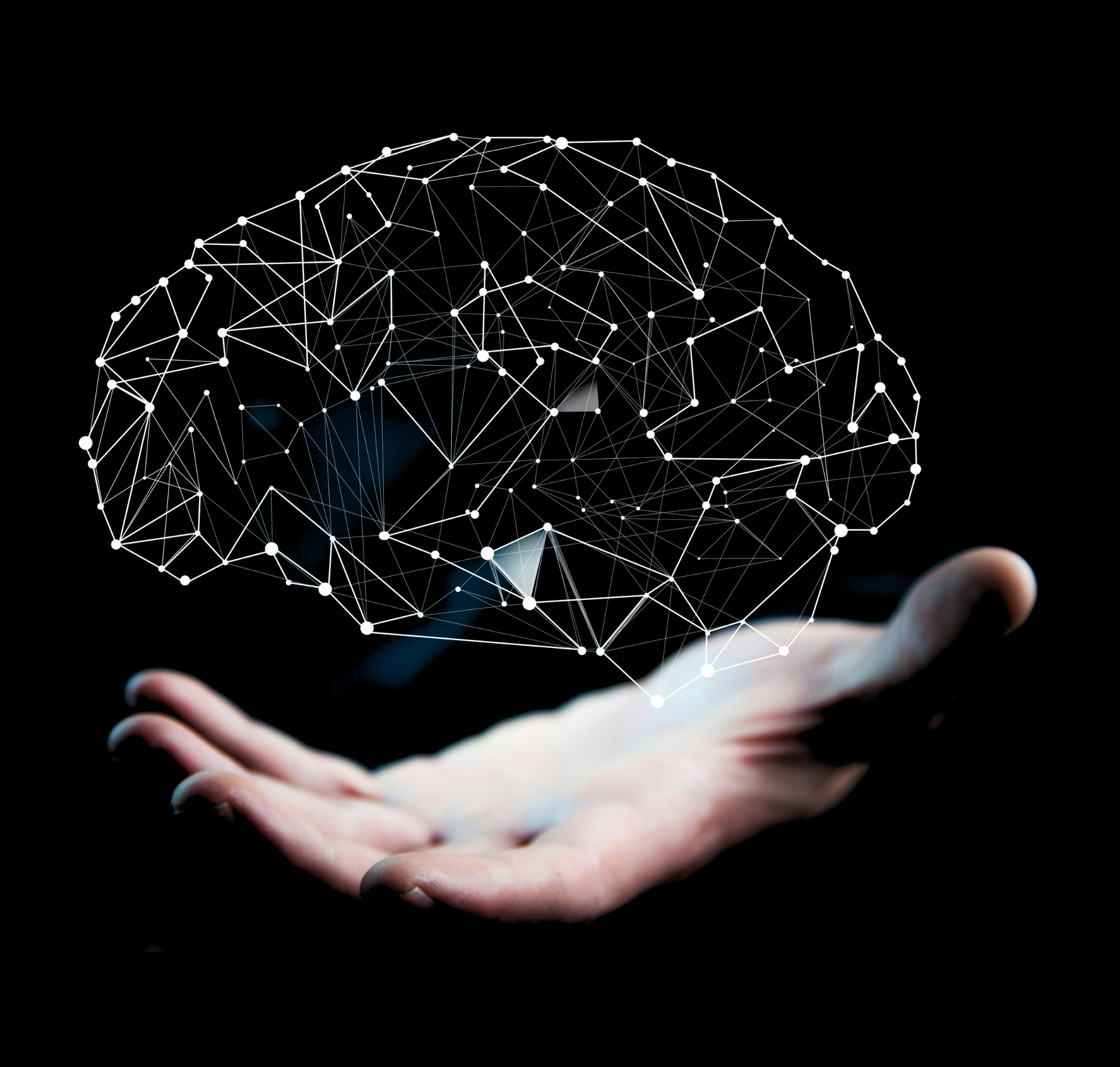 Main tient un cerveau